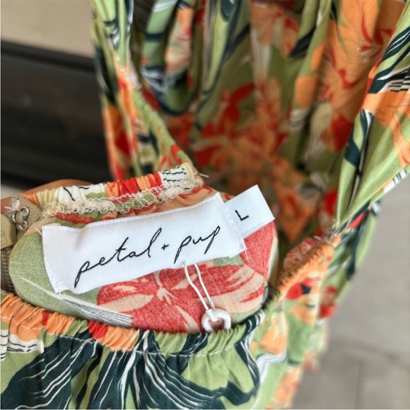 NWT Petal & Pup Mini Floral Dress, Size L - Picture 12 of 14